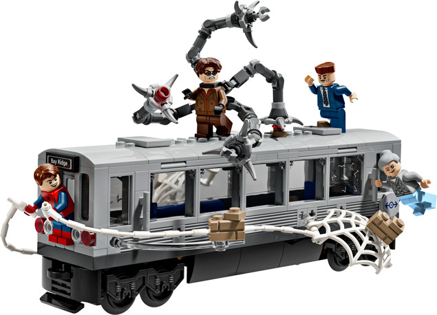 LEGO Marvel Super Heroes 76321 Spider-Man kontra Doc Ock: Scena w Metrze