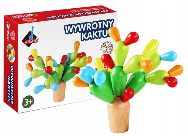 Wywrotny Kaktus Pomysłowy Skrzat ASKATO - Gra Zręcznościowa
