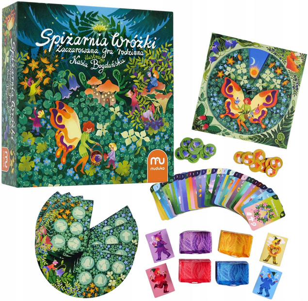 SPIŻARNIA WRÓŻKI Gra Karciana Pamięć Koncentracja 3+ Muduko