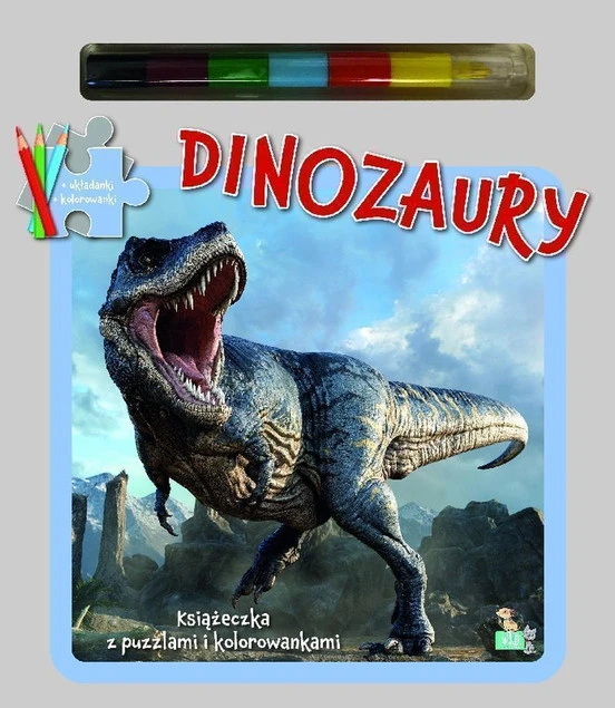 Książeczki z puzzlami Dinozaury - szczegóły