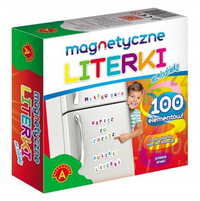 Literki Magnetyczne Na Lodówkę 100 Literek Edukacyjne 3+ Alexander 0811