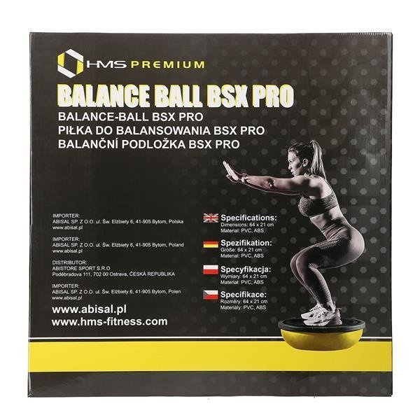 Piłka do balansowania BSX PRO CZARNA HMS PREMIUM