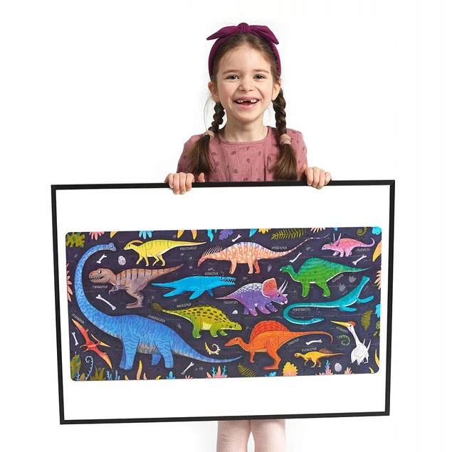 Puzzle Grrr Dinozaury CzuCzu ilustracje