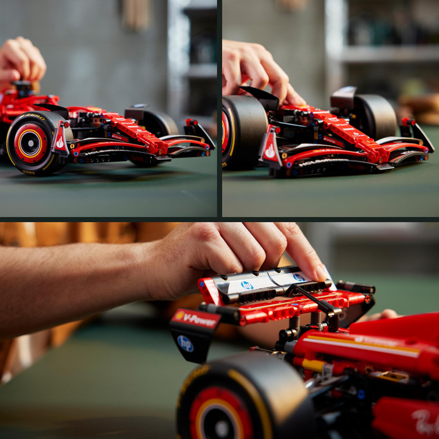 LEGO Technic 42207 Bolid F1 Ferrari SF-24 – Model Samochodu Wyścigowego dla Dorosłych