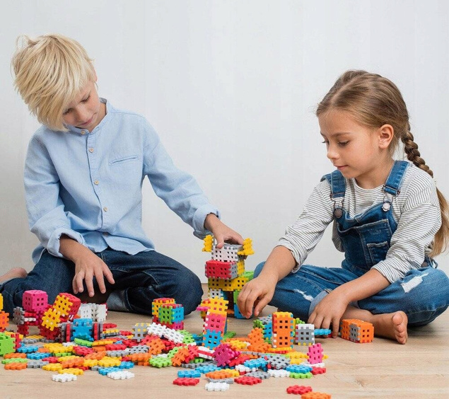 Klocki Mini Waffle 140 Elementów 2+ Marionex