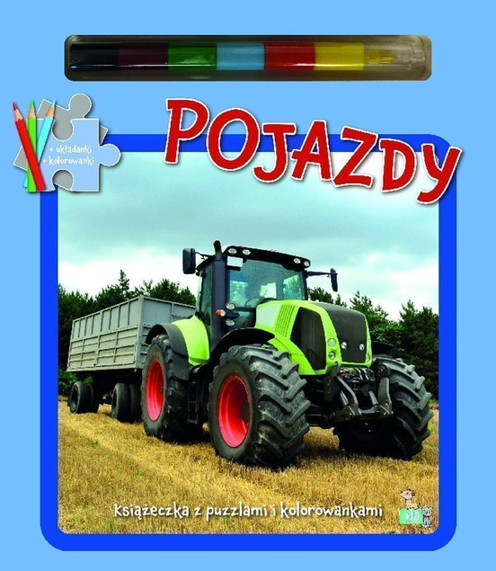 Książeczki z puzzlami Pojazdy Praca zbiorowa