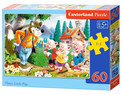 Puzzle 60 Układanka Bajka TRZY ŚWINKI Wilk Castorland