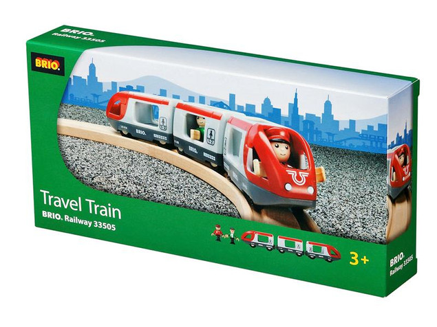 Brio Czerwony Pociąg Pasażerski z Figurkami dla Dzieci 3+