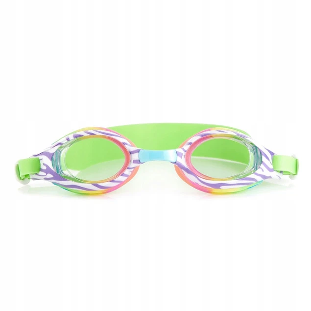 Okulary pływackie Bling2O Tęczowa Zebra dla dzieci