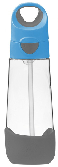 Bidon B.Box 600 ml Niebieski ze Słomką i Uchwytem Tritan