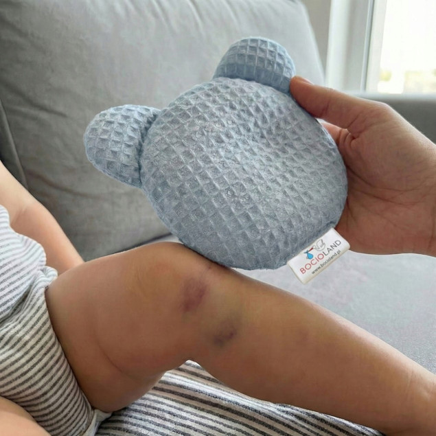 BOCIOLAND Termofor z PESTEK WIŚNI Medyczny Antyalergiczny Na Ból BLUE 180g