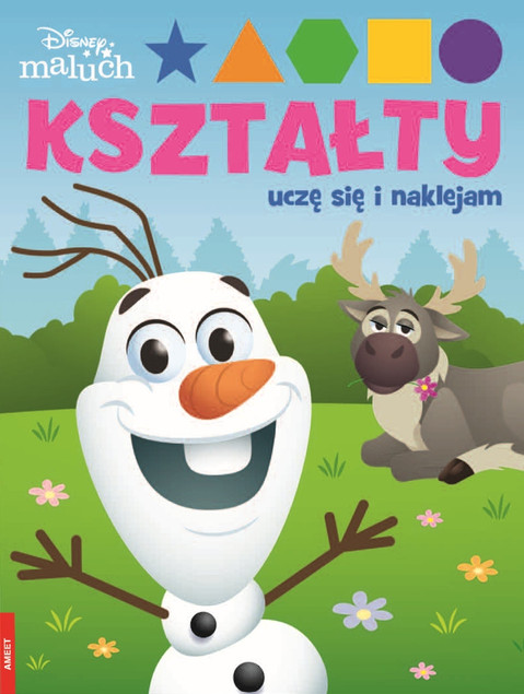 Disney Maluch Kształty Uczę się i naklejam FIG-9203 Praca zbiorowa
