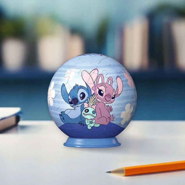 Puzzle 3D RAVENSBURGER Disney Stitch 3 Kula 11599 (54 elementy)