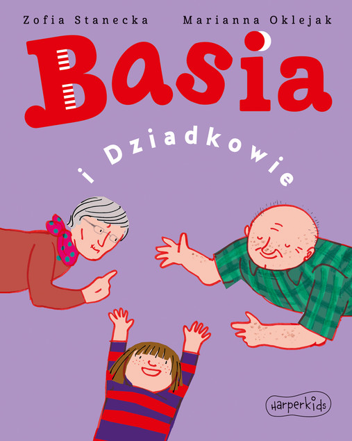 Basia i Dziadkowie Marianna Oklejak, Zofia Stanecka