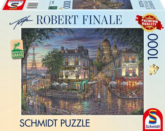 Puzzle Schmidt Spiele 1000 elementów Montmartre Paryż 58645