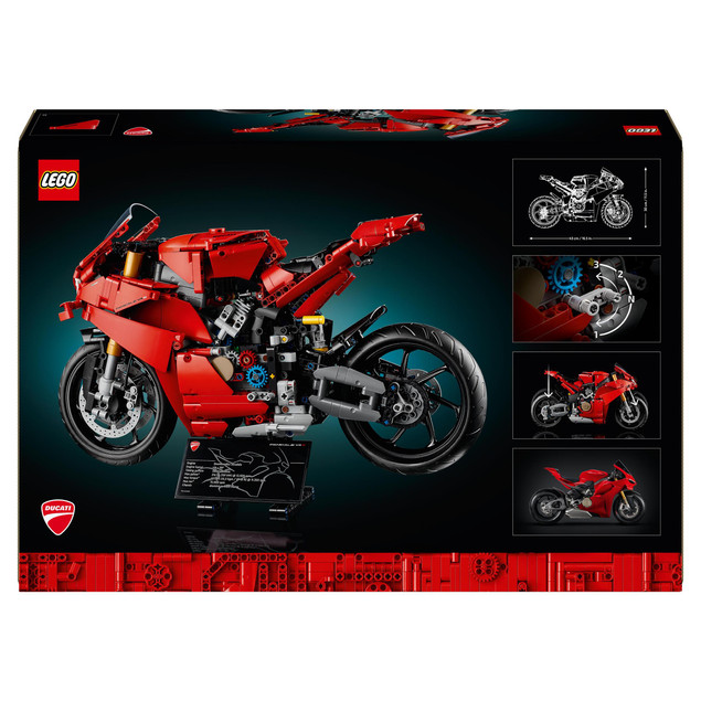 Klocki LEGO Technic motocykl Ducati Panigale V4 S 42202 1:5 1603 elementów