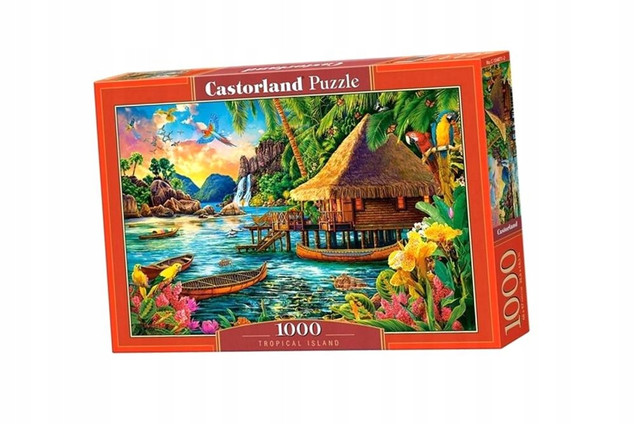 Puzzle 1000 Układanka Widok WYSPA TROPIKALNA Krajobraz Obraz 9+ Castorland