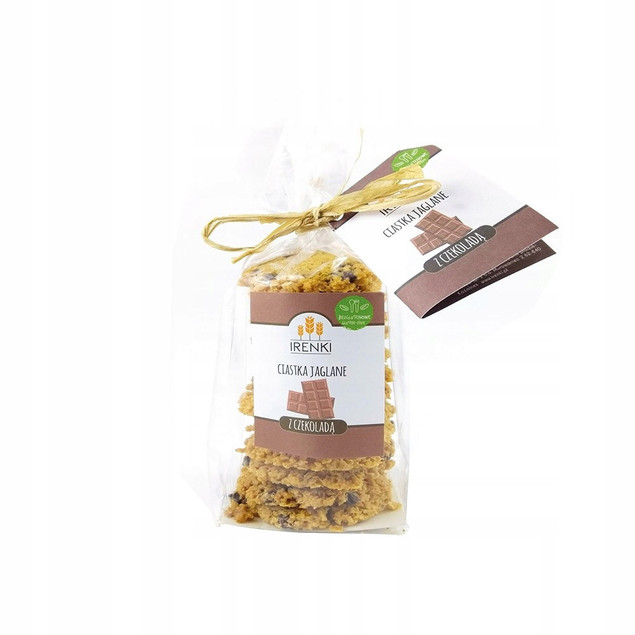 Ciastka jaglane z czekoladą Irenki 175 g