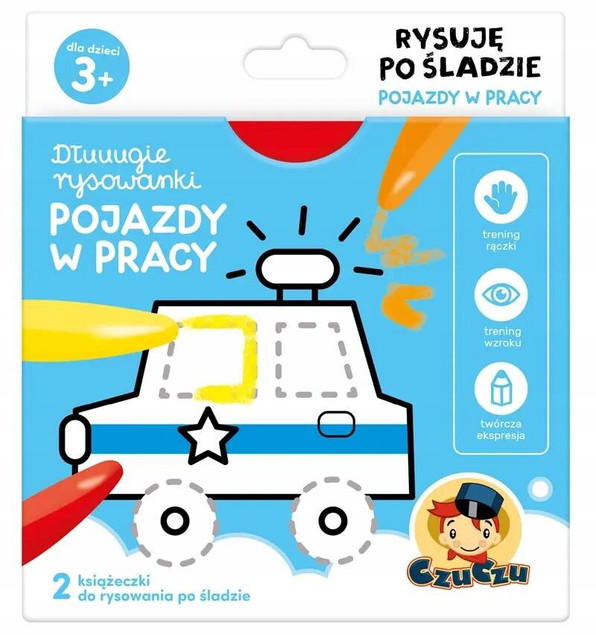 Dłuuugie Rysowanki Pojazdy - CzuCzu