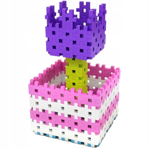 Meli Basic Pink - klocki konstrukcyjne 300 elementów