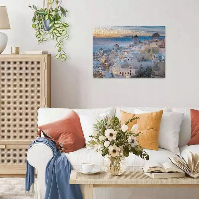 Puzzle Ravensburger Wieczór na Santorini 1000 elementów