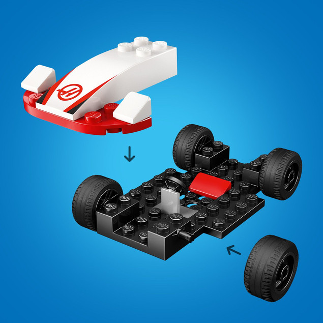 LEGO City F1 Bolidy Williams Racing i Haas F1 60464