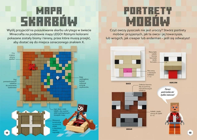 Księga pomysłów LEGO Minecraft - inspiracje