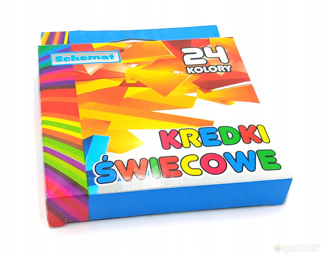 Kredki świecowe Schemat 12 szt.