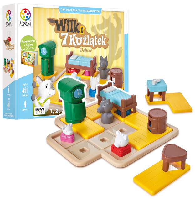 WILK I 7 KOŹLĄTEK Łamigłówki Logiczne Myślenie 3+ Smart Games