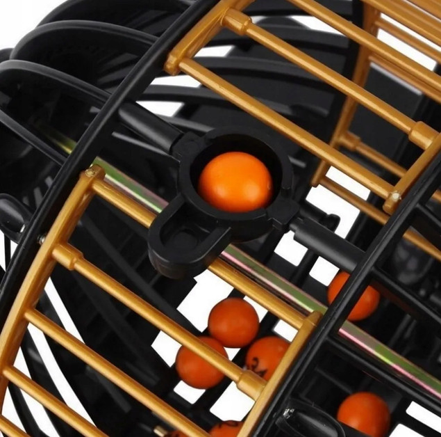 BINGO Gra Rodzinna Towarzyska Maszyna Losująca 3+ Dromader