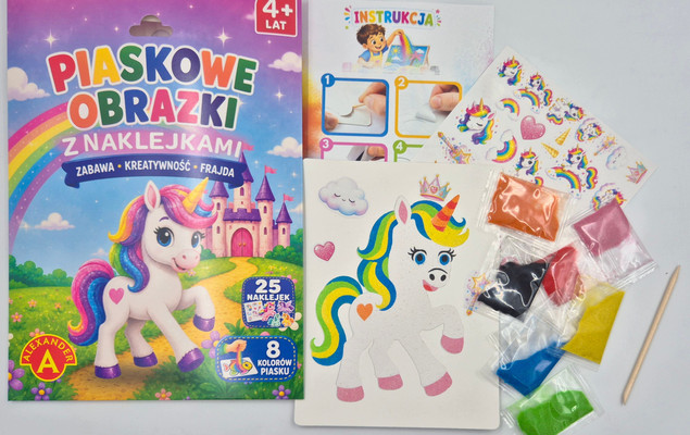 Sand painting kit unicorn – Alexander