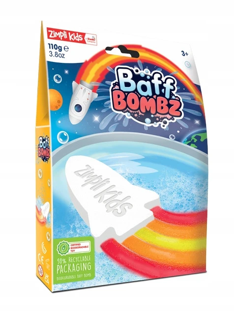 Rakieta do Kąpieli Zmieniająca Kolor Wody Rainbow_3