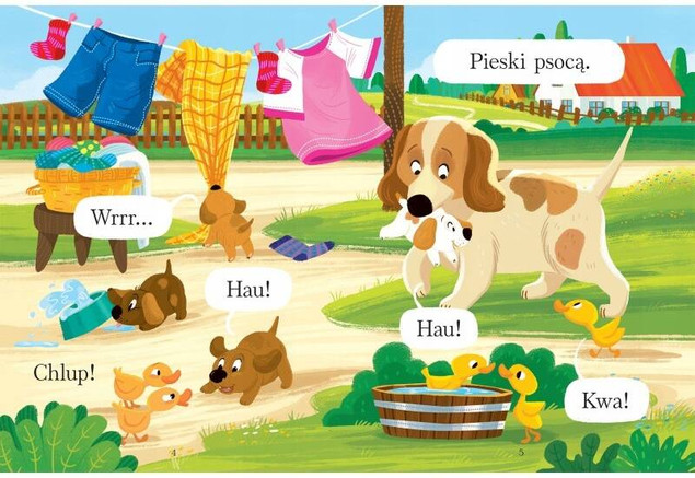 Hugo szuka domu. Zaczynam czytać. Duże litery. Pierwsze zdania do nauki czytania