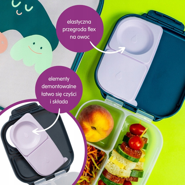 Zestaw bidon 251 ml i śniadaniówka Mini Lunchbox B.Box