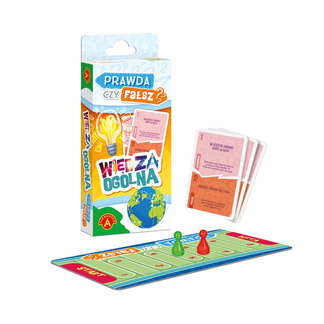 Quiz Prawda Czy Fałsz? Wiedza Ogólna Planszowa 10+ Alexander 2762