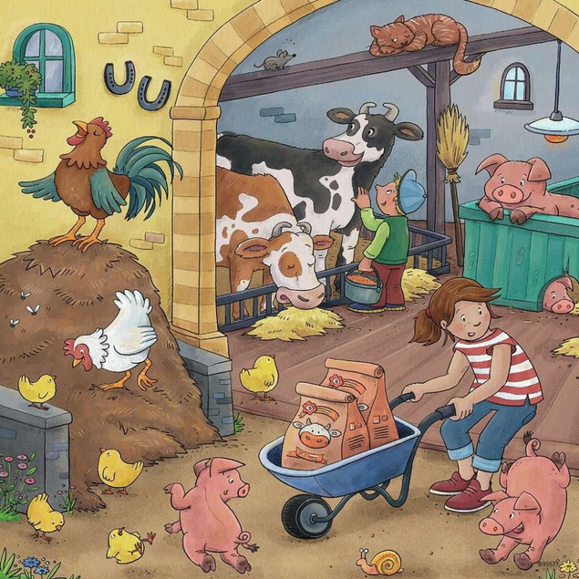 Puzzle Ravensburger 3 szt. papierowe 49 elementów