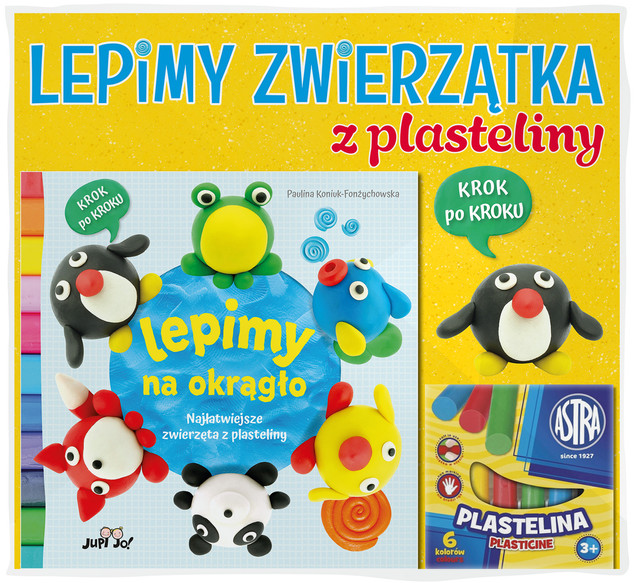 Lepimy na okrągło Najłatwiejsze zwierzęta z plasteliny Paulina Koniuk-Fonżychowska