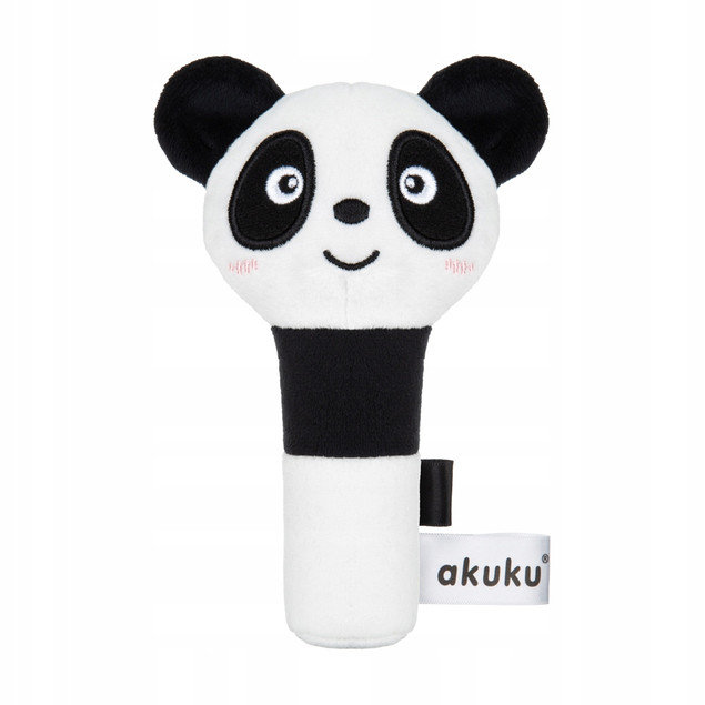 Zabawka pluszowa piszczek Panda Akuku A0706 miękki