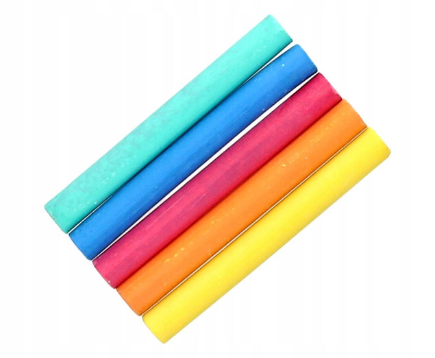 Kreda Kolorowa Bezpyłowa 100 Sztuk Colorino 33169