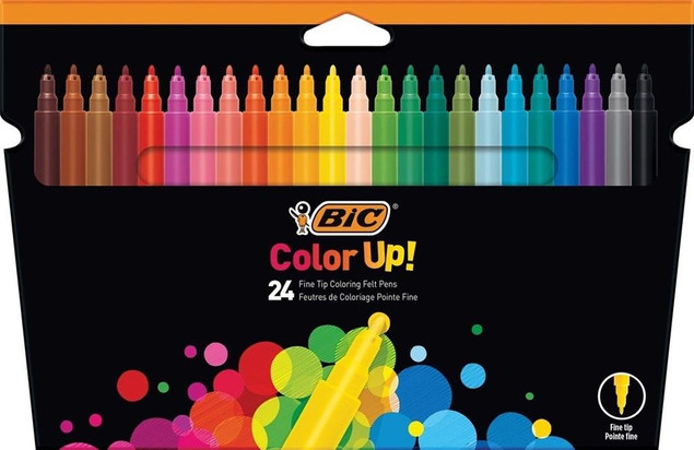 Flamastry Color Up 24 szt. – BIC