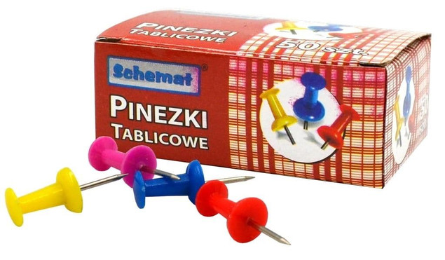 PINEZKI TABLICOWE KOLOROWE BECZUŁKI KOŁECZKI ZESTAW 3 OPAKOWAŃ PO 50 SZTUK