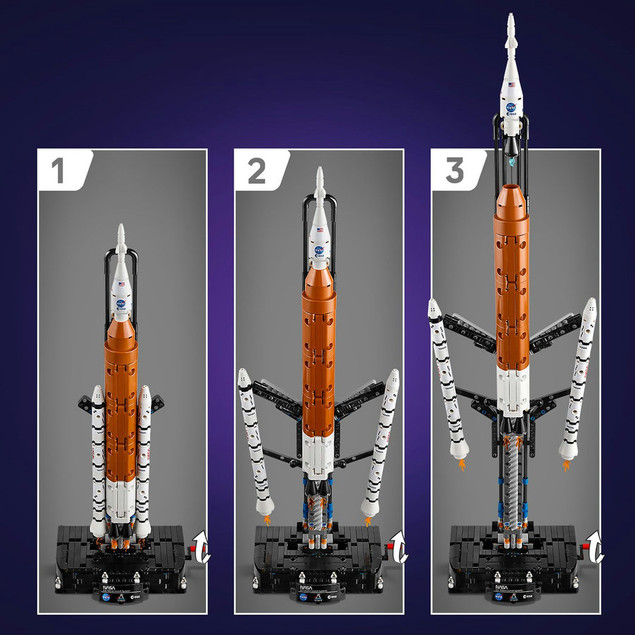 Klocki LEGO Technic Rakieta SLS NASA Artemis – Model Startowy Kosmiczny 632 el.