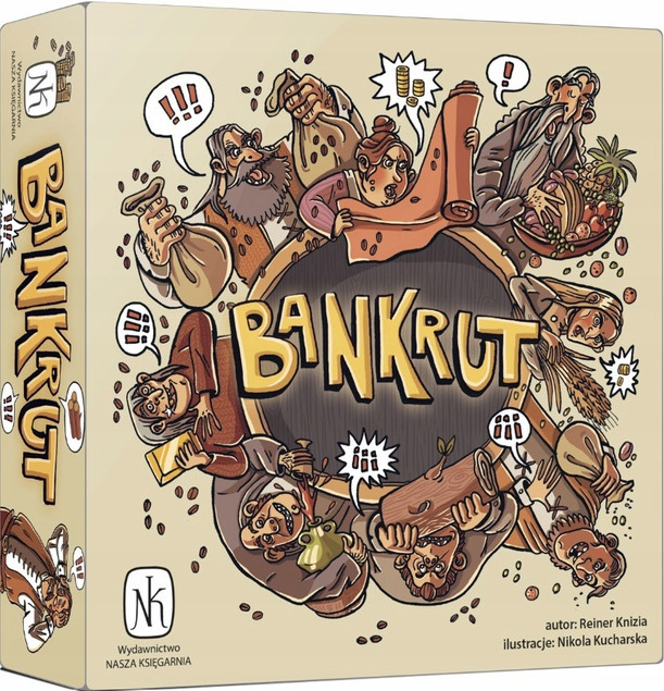 Bankrut Gra Karciana Negocjacje Na Targu 8+ Nasza Księgarnia