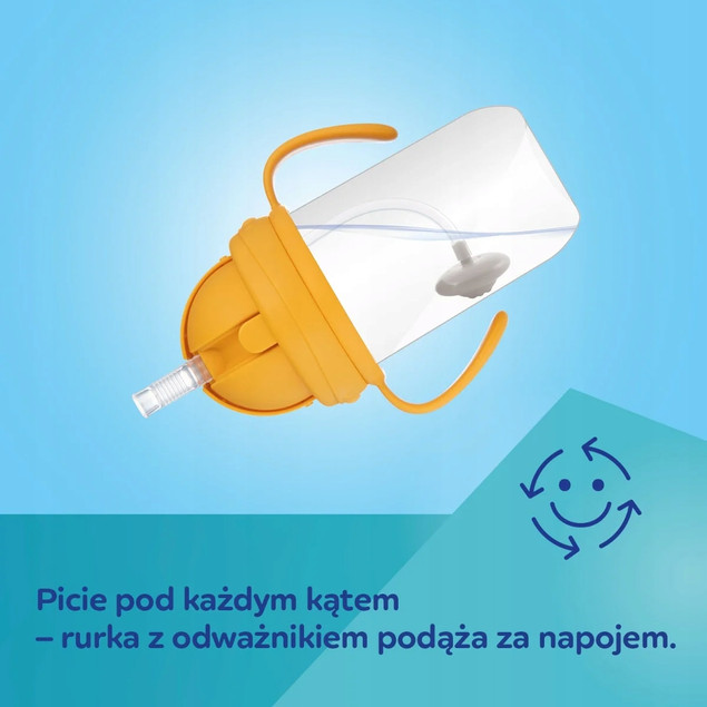 Kubek Niekapek Miś Panda 270ml - Canpol Babies