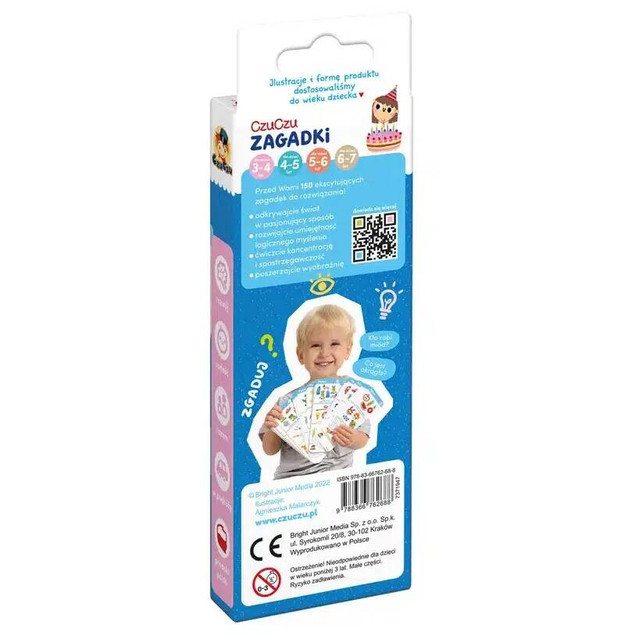 CzuCzu Zagadki – książeczka 150 zagadek dla dzieci 3-4 lata