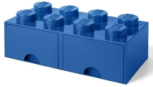 LEGO Pojemnik z Szufladami Klocek 2x4 Niebieski Organizer