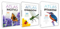 Atlas Motyli Owadów Ptaków – Zestaw 3 Książek