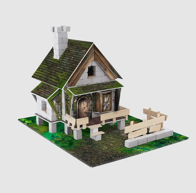 Brick Trick Buduj z Cegły Chatka Na Moczarach