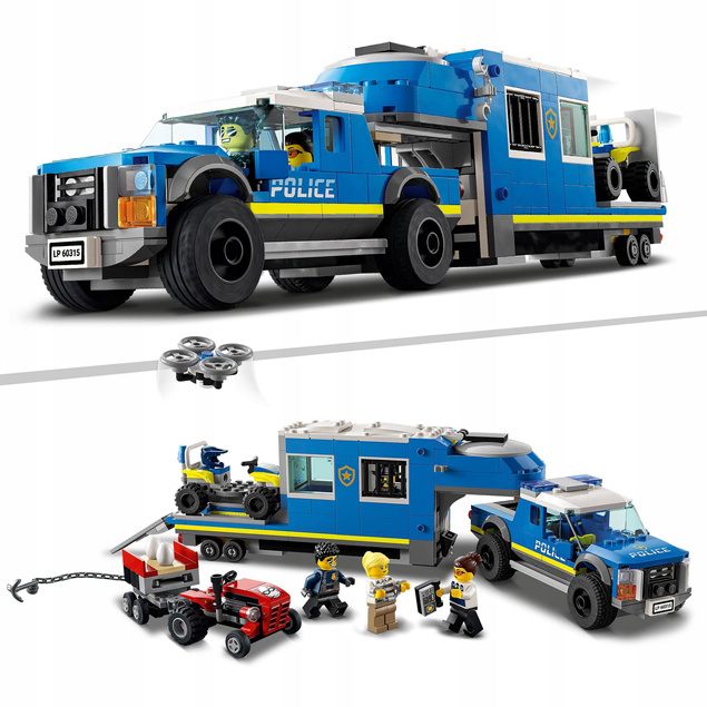 LEGO City Mobilne Centrum Dowodzenia Policji 436el. 6+ 60315