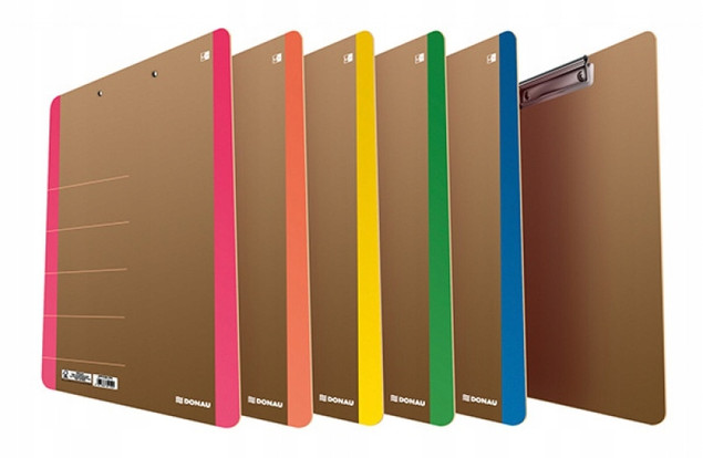 Clipboard A4 Donau żółty